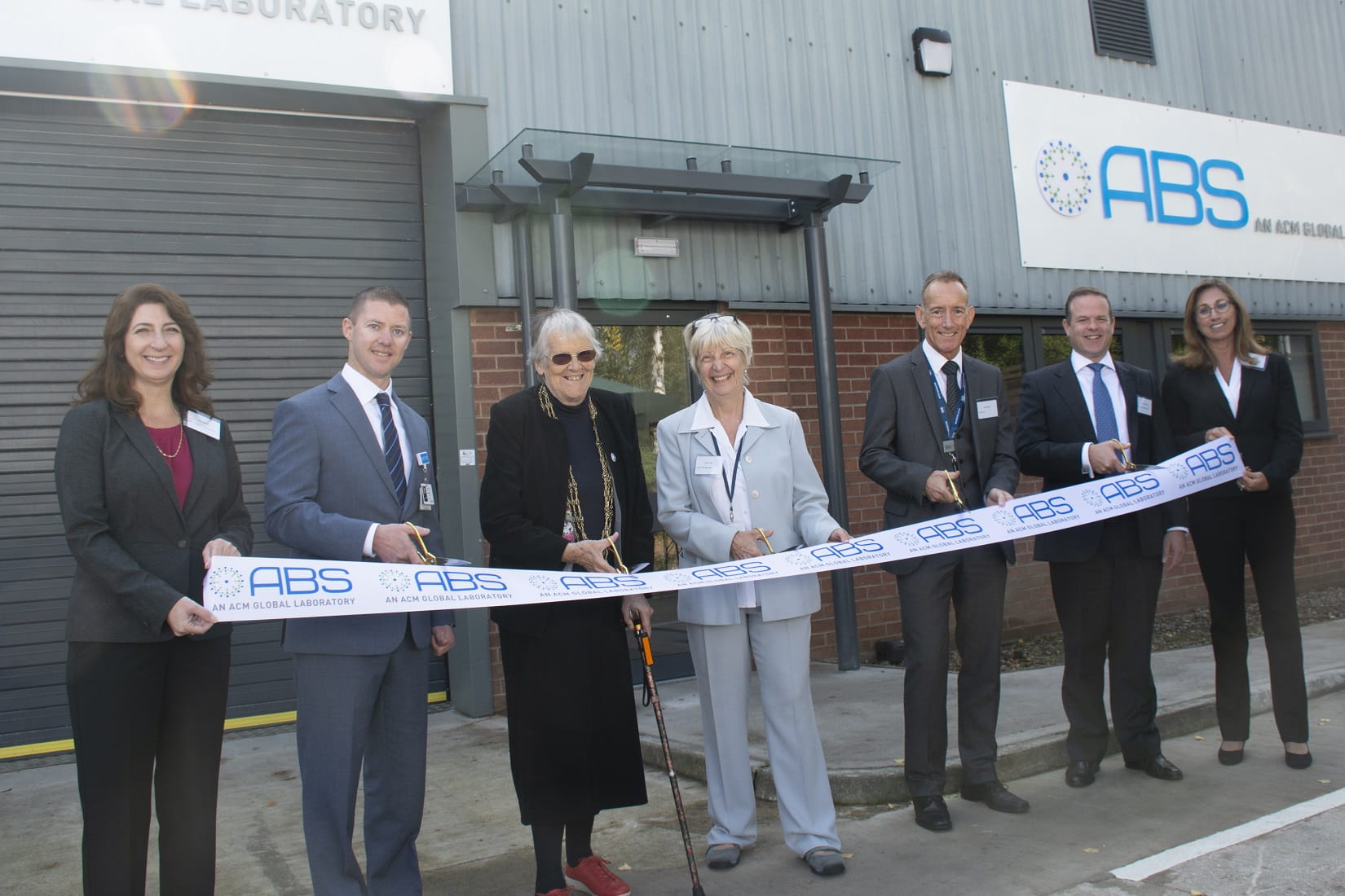 Ribbon Cutting of ABS Laboratories in York